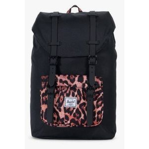 NWOT Herschel Little America Cheetah Backpack